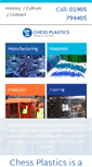 Mobile Screenshot of chessplastics.co.uk
